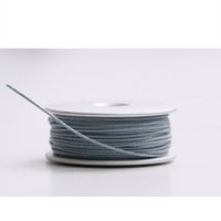 Fil à coudre fait à la main, 0.45MM, pour bricolage, 15M, petit rouleau, pour la Production et le stockage de maroquinerie