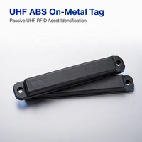 Tag RFID UHF Kelas Industri Tahan Air Tahan Debu ABS Anti Logam Dapat Dipasang dengan Sekrup untuk Penggunaan Luar Ruangan RFID ABS pada Tag Logam