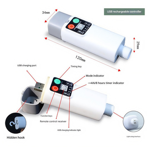 50 chiếc đèn <span class=keywords><strong>LED</strong></span> dây đồng 5M IP65 kiểu cây, sạc USB, dùng pin, trang trí ngoài trời, Giáng sinh, lễ hội - Product Image 5