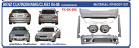 Kit de pare-chocs pour Mercedes Benz 2004-2006 pour BENZ CLK W209 AMG CLK63 GLK200GLK280GLK350