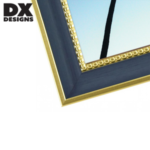 กรอบรูปพลาสติกตกแต่งด้วยลูกปัดสีทองสไตล์วินเทจ DX Designs ขนาด 4x6 5x7 8x10 นิ้ว กรอบรูปตั้งโต๊ะสุดหรูสำหรับตกแต่งห้องนั่งเล่น - Product Image 3