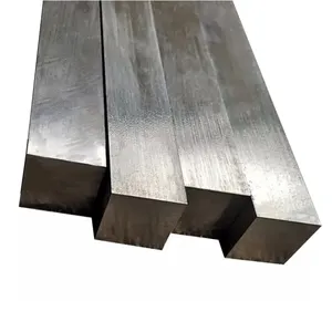 SAE 1020 1045 s275jr a36 1/2 barre carrée en fer 50x50mm barre carrée en acier au carbone laminé à chaud