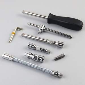 Ensemble de clés à douille à cliquet réversible de 46 pièces, douilles à embouts, outils de mécanicien manuel pour la réparation automobile, emballage de type OEM pris en charge - Product Image 6