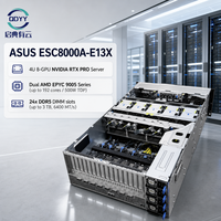 Serveur IA en rack 4U AS US ESC8000A-E13X en gros, jusqu'à 8 GPU RTX PRO 6000 Blackwell PCIe Gen6 pour IA