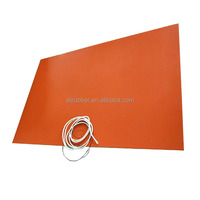 Almohadilla Calefactora Industrial de Silicona de Tamaños Personalizados 220V/110V, Lámina Calefactora OEM para Prensa de Calor de Camisetas, Alta Temperatura, Certificación CE/ROHS, 12 Meses de Garantía