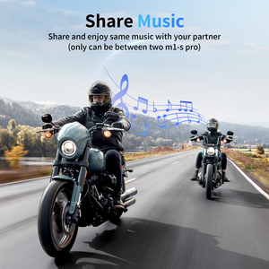 2 piezas Fodsports 2000M 10Riders <span class=keywords><strong>M1</strong></span>-<span class=keywords><strong>S</strong></span> PRO accesorios de motocicleta casco auriculares Radio alta calidad Bluetooth casco <span class=keywords><strong>intercomunicador</strong></span> - Product Image 2