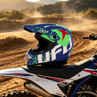 Casques de moto tout-terrain certifiés ABS DOT, directement de l'usine, imperméables pour les passionnés de motocross