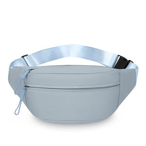 Sac de poitrine uni pour femme, violet, avec poche avant zippée, sac bandoulière portable pour tenues quotidiennes, hiver 2025 - Product Image 5