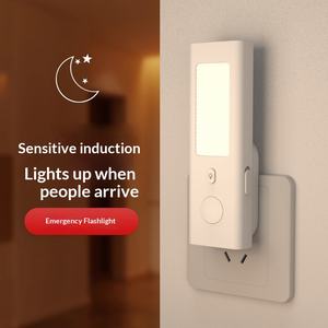 Luz Nocturna de Doble Propósito con Sensor de Movimiento y Enchufe, Recargable por USB, Ideal para Viajes Internacionales - Product Image 3