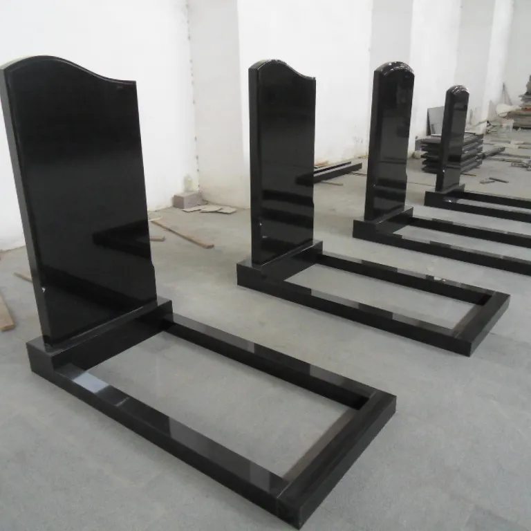 Refine Stone Supply High polished China black granite muslim gravestones