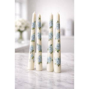 เทียนแท่งตกแต่งเพ้นท์ลายด้วยมือ สีสันสดใส ของตกแต่งบ้านสไตล์โมเดิร์น ชุด 4 ชิ้น (วันวาเลนไทน์ รอมฎอน วันรับปริญญา และวันหยุด) - Product Image 3