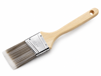 Pinceau décoratif personnalisé, filaments effilés avec manche en bois, pinceau de peinture OEM de haute qualité fabriqué en usine