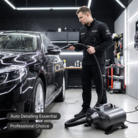 Secador de Autos Shernbao DHD-3000F de 3000W con Doble Motor, Secador de Aire para Motocicletas, Soplador de Aire para Bicicletas, Soplador de Polvo para Autos