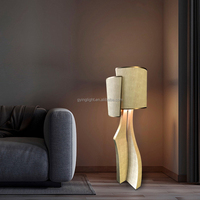 Lampadaire de luxe nordique Simple postmoderne lumière Led minimaliste pour salon ou bureau Designer décoration de lumière debout