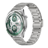 Montre connectée avec écran AMOLED, boîtier en alliage, pour hommes et femmes, GPS, appels Bluetooth, photos, musique, surveillance de la santé, montre de fitness intelligente