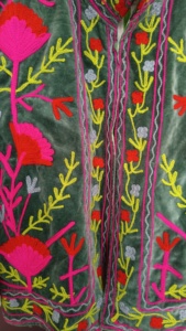 Veste matelassée en coton polaire respirant brodée Suzani vintage, coupe classique, douce, pour femme, collection automne-hiver - Product Image 5