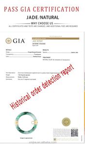 Jadeite ได้รับการรับรองเกรด A Sihui ขายส่งหยกพม่าเครื่องประดับจี้หยกจี้ข้อมือปลาเครื่องประดับ - Product Image 2