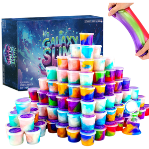 Kit de Slime Transparente de Cristal con 12 Colores de Plastilina, para Crear un Cielo Estrellado, Unisex - Product Image 1