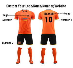 Uniforme de Fútbol Personalizado por Sublimación para Niños, Camisetas de Fútbol, Jersey de Fútbol de Malla Extra Grande, Ropa Deportiva de Nailon - Product Image 2