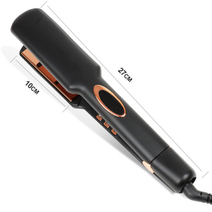 I nuovi capelli raddrizzano le parti del raddrizzatore a piastra larga a riscaldamento rapido della fabbrica OEM personalizzano il ferro da stiro con etichetta privata - Product Image 3