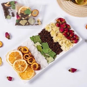 Thé Détox Herbal Ventre Plat Marque Blanche <span class=keywords><strong>Rose</strong></span> Citron Frais en Vrac Sachet ou Emballage en Tasse pour la Santé - Product Image 2