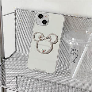 Mode Mignon Titulaire <span class=keywords><strong>Mickey</strong></span> Miroir Téléphone étui pour <span class=keywords><strong>iphone</strong></span> 16E 15 14 13 Pro Max 12 11 XS XR Support Antichoc Protéger La Couverture Arrière - Product Image 6