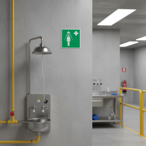 Occhi di emergenza doccia PVC 200x200mm - Product Image 3