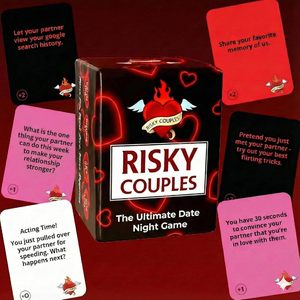 <span class=keywords><strong>Jeu</strong></span> de cartes pour couples 150 questions - Défi - Parfait pour un anniversaire, un cadeau de la Saint-Valentin - Vente en gros OME ODM - Product Image 3