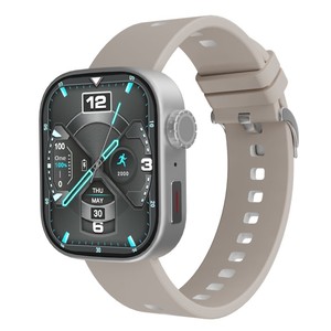 He Shun Cheng Ms10 Smartwatch Quadrato AMOLED 4G con Scheda SIM, Funzione Personalizzabile, Fotocamera Rotante a 270°, Quadrante in Silicone - Product Image 5