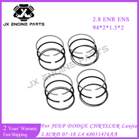 Jeu de segments de piston de moteur ENR ENS pour JEEP 2.8 CRD CHEROKEE LIBERTY WRANGLER DODGE NITRO CHRYSLER VOYAGER 2.8T 2.8L Diesel L4