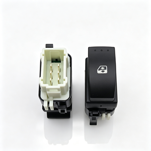 NOUVEAU Interrupteur de commande de lève-vitre électrique OE 8200060046 pour <span class=keywords><strong>Renault</strong></span> Clio II Bouton de lève-vitre électrique simple Pièce de rechange - Product Image 5