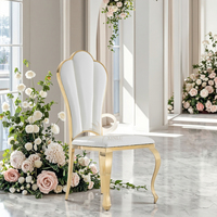 Chaises de banquet empilables en acier inoxydable durable pour mariage, hôtel, appartement, villa, événements - Mobilier commercial moderne