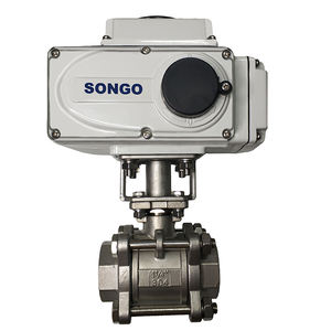 SONGO <span class=keywords><strong>2</strong></span> 12V 24V <span class=keywords><strong>3</strong></span> piezas de la válvula de bola fuera de eléctrico motorizado de Control de flujo de agua electrónicos válvula de - Product Image 1