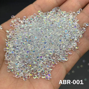 Cuentas acrílicas de diamantes de imitación de 3 mm AB de colores, a granel, transparentes, efecto aurora, para manualidades con resina, vasos, decoración de <span class=keywords><strong>uñas</strong></span> y bricolaje. - Product Image 2