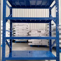 Étagère de stockage industrielle en métal Guichang pour entrepôt, montants à fentes papillon et diamant, vis fournies