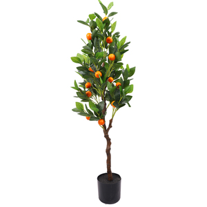 Décoration de salon personnalisée <span class=keywords><strong>Kumquat</strong></span> en plastique mandarine oranges plante fruit oranger artificiel - Product Image 4