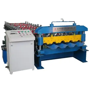 Metal Roofing Sheet Trapezoid Profile Roll Forming Making Machine for Sale