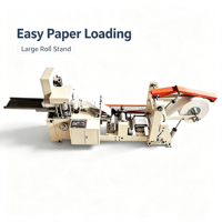 Máquina de Papel para Servilletas Totalmente Automática Controlada por PLC con Sistema de Guía de Banda Motorizado y de Engranajes 1000-2000 piezas/min Plegado 1/4 1/6 1/8