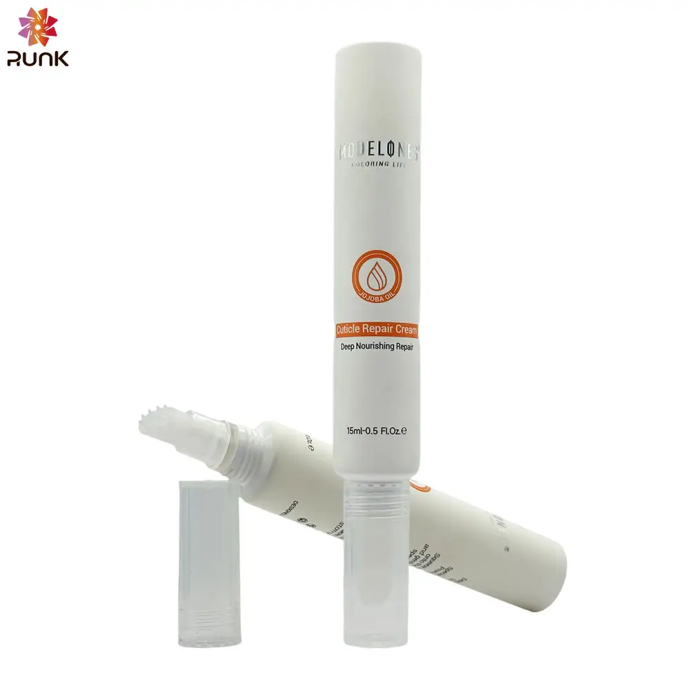 Tube de gommage pour les lèvres de haute qualité 10ml 15ml 25ml emballage de baume à lèvres avec pinceau en silicone