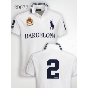 Camiseta Casual para Hombre, Ecológica, Bordada, de Punto, 100% Algodón, Manga Corta, Cuello Camisero, Talla Grande, Deportiva - Product Image 6