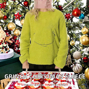 Sweat-shirt en polaire sherpa doublé personnalisé, inspiré de Noël, pour le pull de Noël - Product Image 2