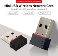Adaptador WiFi USB 2.0 Externo de 150Mbps, Banda Única de 2.4GHz, Compatible con Windows 10, No Requiere Controlador