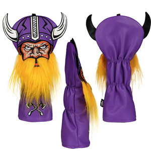 Couverture de pilote en cuir PU bleu violet 1 couverture en bois Club <span class=keywords><strong>Golf</strong></span> Headcover <span class=keywords><strong>Golf</strong></span> Head Cover - Product Image 2