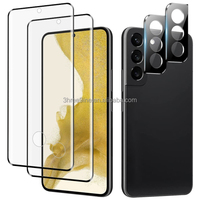 Ultra HD 9H durezza custodia in vetro temperato per Samsung per Galaxy A55/A35/A25/A15 per iPhone 3D Radian 0.33mm smartphone fotocamera L