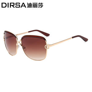 แว่นกันแดดโลหะสำหรับผู้หญิง Dirsa กรอบสีดำ เลนส์พีซี ป้องกันรังสียูวี 400 ประเภท 3 สำหรับตกปลา - Product Image 5