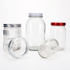 Vista Phổ Biến Thực Phẩm Thủy Tinh <span class=keywords><strong>Jar</strong></span> 180Ml/250Ml/350Ml Mứt <span class=keywords><strong>Jar</strong></span> Kim Loại Nắp Chất Lượng Cao Tùy Chỉnh Nhãn Vít <span class=keywords><strong>Cap</strong></span> Cho Thạch Mứt Lưu Trữ - Product Image 4