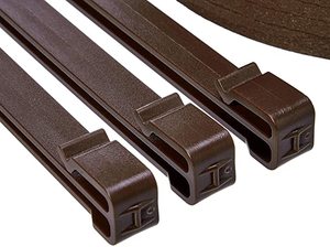 <span class=keywords><strong>Bordi</strong></span> <span class=keywords><strong>per</strong></span> <span class=keywords><strong>Giardino</strong></span> in Plastica PE Flessibile di Alta Qualità, Impermeabili, Ecologici, con Superficie Effetto Legno, Recinzione e Traliccio Ispirati alla Natura - Product Image 4