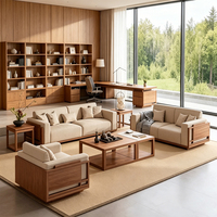Collection de canapés en bois massif de noyer noir d'Amérique du Nord, design traditionnel chinois, robuste et durable, pour un salon de luxe