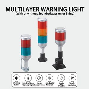 Cntd CTL50-RG 24V nhấp nháy LED cảnh báo ánh sáng 180 độ gấp âm thanh và báo động ánh sáng được sử dụng cho điều khiển tự động hóa công nghiệp - Product Image 2