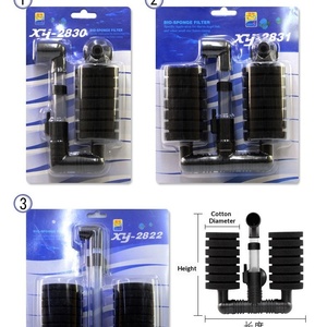 Xinyou XY2830/2831/2822 Sponge Double Head Mini <strong>Aquarium</strong> Filter with Pneumatic System and Cotton for <strong>Fish</strong> <strong>Tank</strong> - Product Image 3